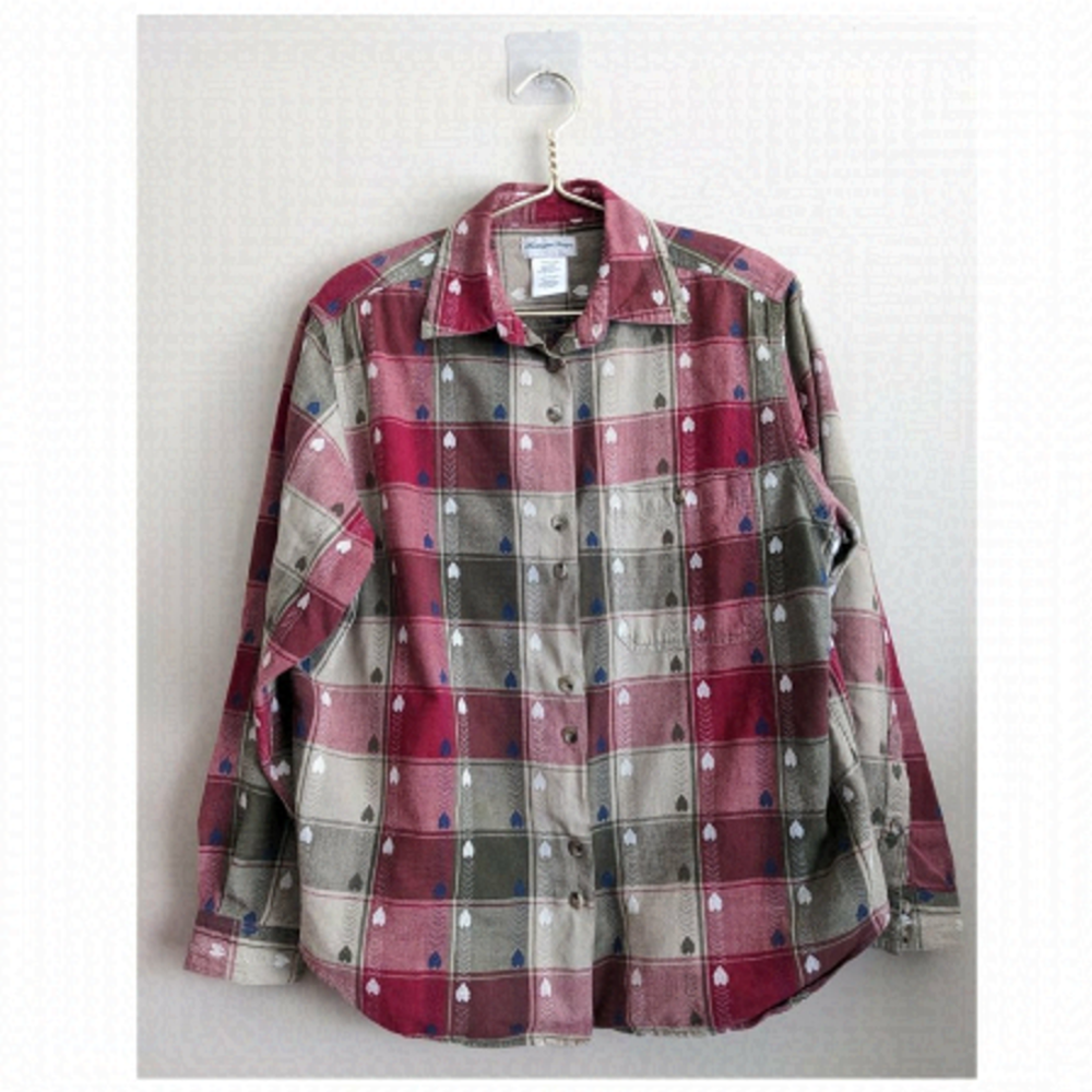 HUNTINGTON Ridge Vintage button down top